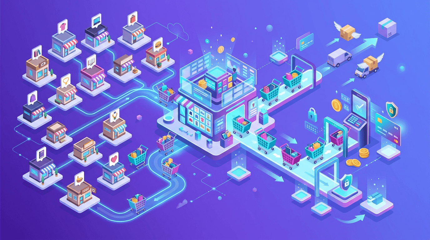 Illustration du projet : Plateforme e-commerce multi-vendeurs